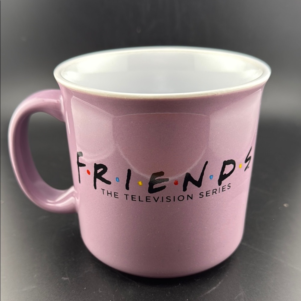 Friends Coffee Cup Mug Lavender Central Perk TV Show Series 20 Oz Ceramic - Picture 2 of 4